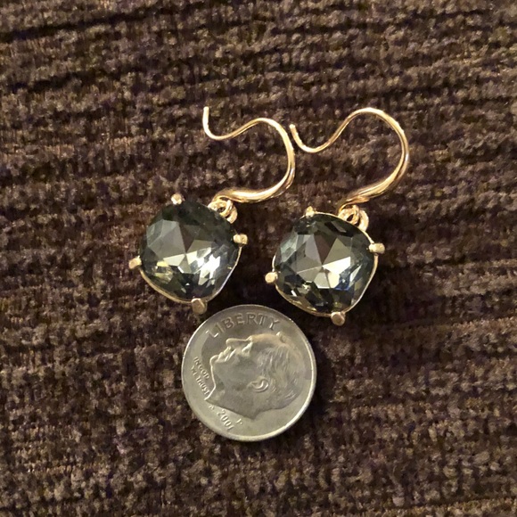 Smokey Gray 14K gold plated earrings - Picture 3 of 3